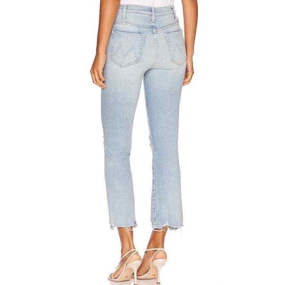 MOTHER The Hustler Ankle Chew Jeans Petal Plucker 27 - Picture 2 of 12